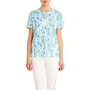 IRO Gypsy Tee 100% Linen in Bleu Clair NWT Size 1/Small